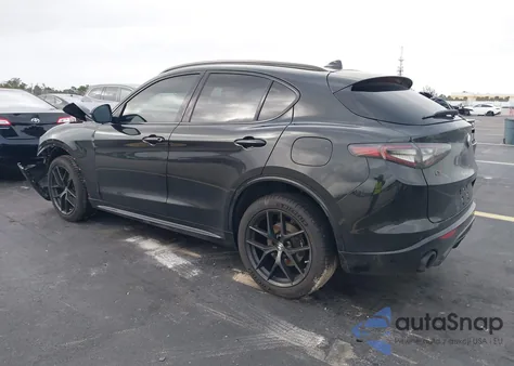 2021 Alfa Romeo Stelvio Ti Sport Awd from USA, damaged, VIN ZASPAKBN4M7D13976